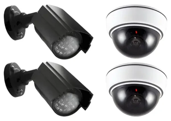 Alecto DC- Kit sada atrap kamier / Atrapa kamery / 2x vonkajšie / 2x vnútorné / LED signalizácia (DC-KIT)