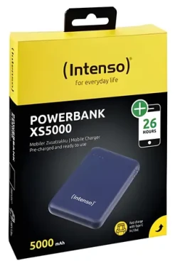 INTENSO XS5000 tmavo modrá / Powerbanka / 5000 mAh / USB-C / USB-A (7313525)