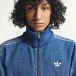 Mikina adidas Adicolor Denim Firebird Track Top Medium Vintage Denim XXL