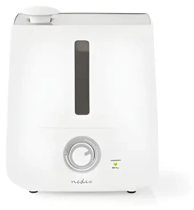 Nedis Zvlhčovač vzduchu bielo-šedá / Zvlhčovač vzduchu / 30 W / chladná hmla / 2,8 l / do 25 m2 (HUMI110CWT)