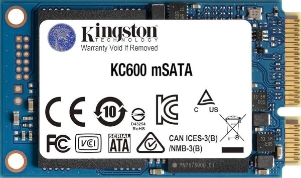 Kingston KC600 256GB mSATA SATA III (SKC600MS/256G)