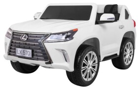 Mamido Detské elektrické autíčko Lexus LX 570 4x4 biele