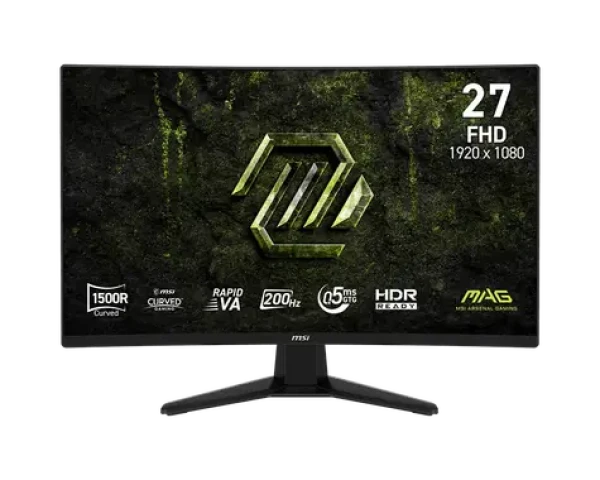 27" MSI MAG 274CF E20 čierna / Monitor / FHD / 1920 x 1080 / VA / 16:9 / 200Hz / 0.5ms / 2x HDMI + 1x DP (MAG 274CF E20)