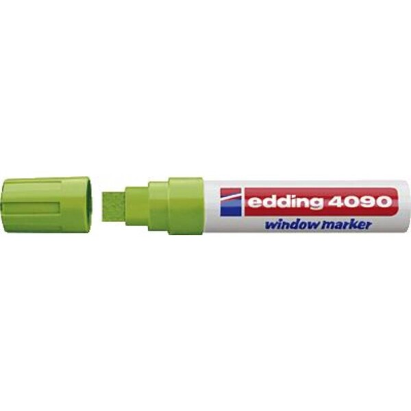 Edding 4090 4-4090011 kriedový popisovač svetlozelená 4 mm, 15 mm N/A; 4-4090011 - Edding 4090 světlezelený