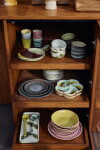 HK living Keramický talíř 70's Mineral Ø 22 cm – set 2 ks