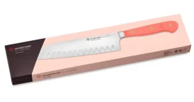 Wüsthof Classic Colour Coral Peach / Nôž santoku / Duté výbrusy / Čepeľ 17 cm / Oceľ X50CrMoV15 (1061731517)