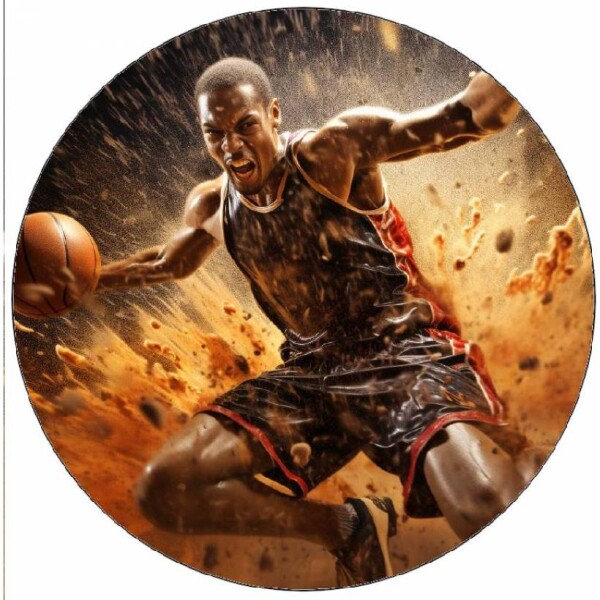 Jedlý papier basketbalista 19,5 cm - Pictu Hap