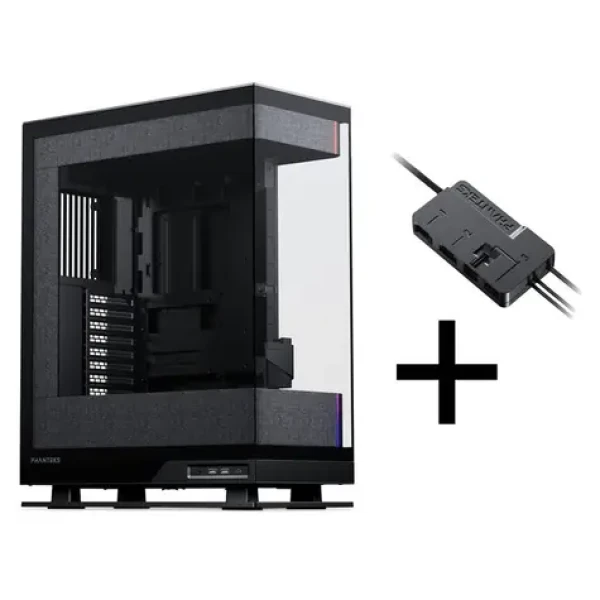PHANTEKS Evolv X2 Matrix čierna / PC skriňa / E-ATX / Mid Tower / Tempered Glass / Nxlinq V2 HUB (GABU-727)
