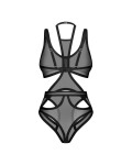 Dámske zvodné body Mercuris Teddy Black - Obsessive S/M