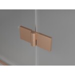 MEXEN/S - Mist-F Duo sprchovací kút skladacie dvere ľavá 95 x 85, transparent, meď kartáčovaná 8A6-095L-085P-65-00