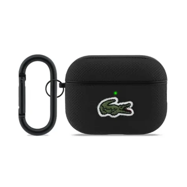 Lacoste Petit Pique Croc Logo Patch Puzdro pre AirPods Pro 3 Black (57983128166)