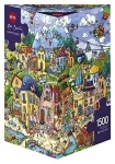 HEYE Puzzle Veselé mestečko