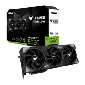 Asus TUF Gaming GeForce RTX 5080 16GB / 2407MHz / 16GB GDDR7 / 256-bit / 2x HDMI + 3x DP / 850W (16) (90YV0M31-M0NA00)