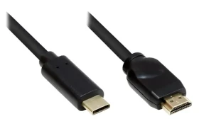 Good Connections USB-C - HDMI 2.0 čierna / Kábel / 5 m / 4K UHD 60Hz (GC-M0103)
