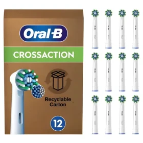 Oral-B Pro CrossAction biela / Náhradná hlavica / 12 ks / guľatá hlava (8006540859827)