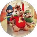 Jedlý papier Alvin a škrečkovia v škole 19,5 cm - Pictu Hap - Pictu Hap