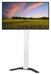 Techly ICA-TR47 biela / Podlahový stojan TV / 32-70" / VESA 400x400 mm / nosnosť 40 kg / sklopný / kolieska (ICA-TR47)