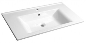 AQUALINE - ZUNO 85 keramické umývadlo nábytkové 85x45cm, biela 9085