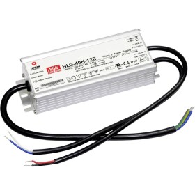MEAN WELL HLG-40H-36B LED driver, napájací zdroj pre LED konštantné napätie, konštantný prúd 40 W 1.12 A 21.6 - 36 V/DC stmievateľný, PFC spínacie obvod,; HLG-40H-36B