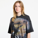 Tričko REPRESENT Chrome Flight T-Shirt UNISEX Stained Black XL