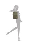 Dámsky batoh a kabelka 2v1 Enrico Benetti Amy Backpack 8 l Olive