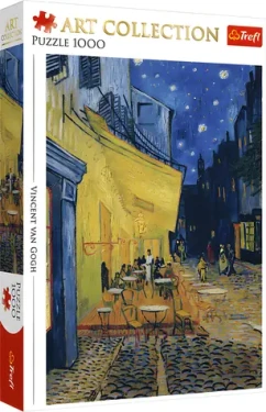 Trefl Puzzle Art Collection: Terasa kaviarne v noci