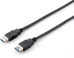 Equip USB 3.0 predlžovací kábel AA čierna / Predlžovací kábel / USB-A(M) - USB-A(F) / 5 Gbps / 3 m (128399)