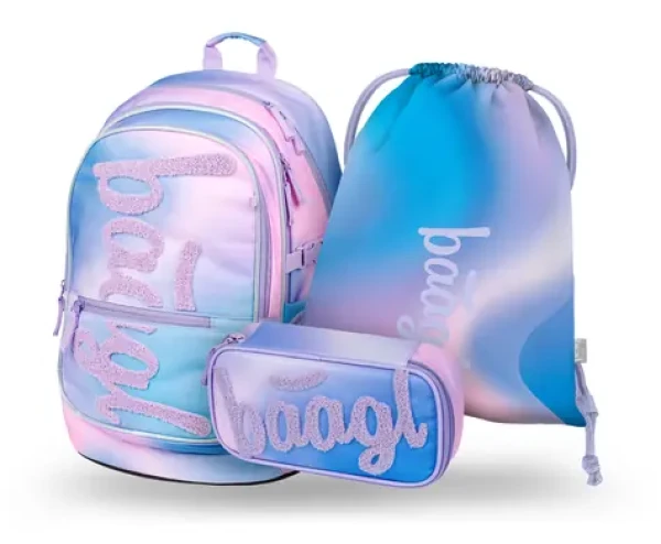 BAAGL SET 3 Core Sky: batoh, peračník, sáčok (A-35031)