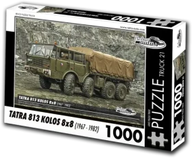 RETRO-AUTA Puzzle TRUCK Tatra 813 Kolos 8x8 (č.21)