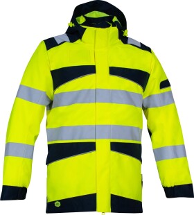 Reflexná zimná parka Cofra KIRKHOLM Farba: Reflexná žltá, Veľkosť: 50 (V639-0-02_Z50)