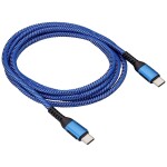 Akyga USB kábel USB-C ® zástrčka, USB-C ® zástrčka 1.80 m modrá AK-USB-38; AK-USB-38