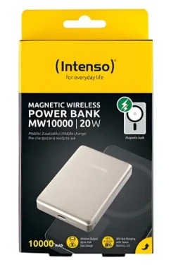 INTENSO MW10000 champagne / Powerbanka / 10000 mAh / MagSafe / bezdrôtové nabíjanie / USB-C 20W (7344031)