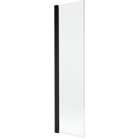 MEXEN - MIST vaňová zástena 50x150 cm 6mm 1-s, čierna, číra 8A9-050-001-70-00