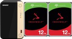 Qnap TS-264-8G + 2x Seagate IronWolf 12TB (ST12000VN0008)