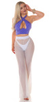 Sexy Koucla Musthave Neckholder Crop Top white Einheitsgroesse