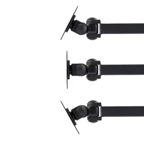 Lindy flexibilný nástenný držiak pre LCD monitory čierna / Držiak / VESA / nosnosť 10 kg / dosah od steny 410 mm (40765)
