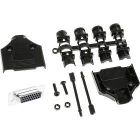 MH Connectors MHDTPPK15HD26FSK sada D-SUB zásuvková lišta 180 ° Pólov: 15 spájkovaný 1 ks; MHDTPPK15HD26FSK