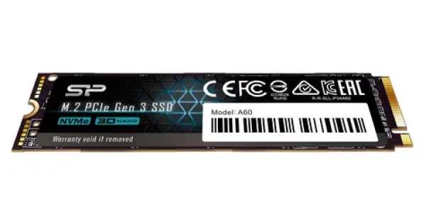 Silicon Power M.2 2280 A60 128GB / Interné SSD / PCIe Gen 3x4 / čítanie:2200MBs / zápis:1600MBs (SP128GBP34A60M28)