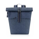 Dámsky rolovací batoh Reisenthel Rolltop Backpack Herringbone Dark Blue