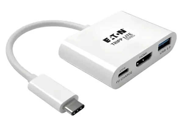 EATON Tripp Lite / Adaptér USB-C na HDMI / USB-A / PD 60W / Full HD 60Hz (U444-06N-HU-C)