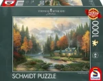 Schmidt Puzzle Večer pri jesennom jazere