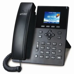 Planet VIP-1260PT / VoIP telefón / HD audio G.722/Opus / farebný LCD / Dual GbE LAN / PoE (VIP-1260PT)