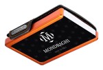 Pánska kožená peňaženka Mondraghi Racing Carbon Orange