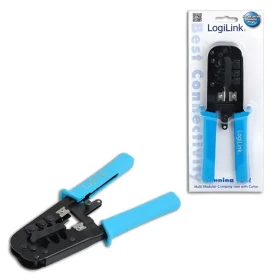 LogiLink WZ0019 čierna / Krimpovacie kliešte / 8P8C / 6P6C / 4P4C (WZ0019)