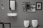 KERASAN - FLO WC misa 36x51,5cm, spodný/zadný odpad, biela 311601