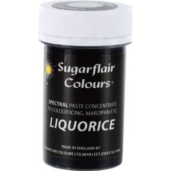 Gélová farba Sugarflair (25 g) New Liquorice 855 torta - Sugarflair - Sugarflair