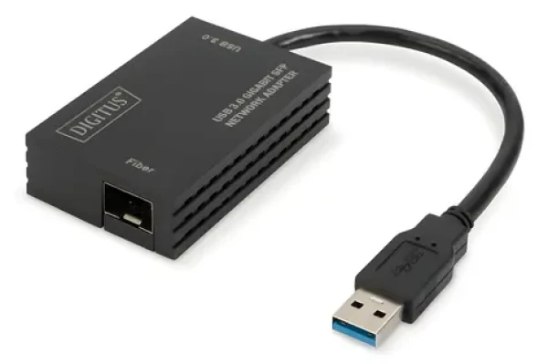 Digitus USB-A - RJ45/SFP / Sieťový adaptér / Gigabit Ethernet / 1 Gbps / RTL8153 (DN-3026)
