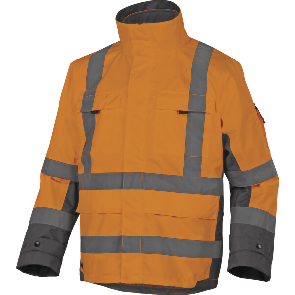 Pracovná bunda Delta Plus TARMAC Farba: Žiarivo oranžová/ Sivá, Veľkosť: 3XL (TARMAOGGT)