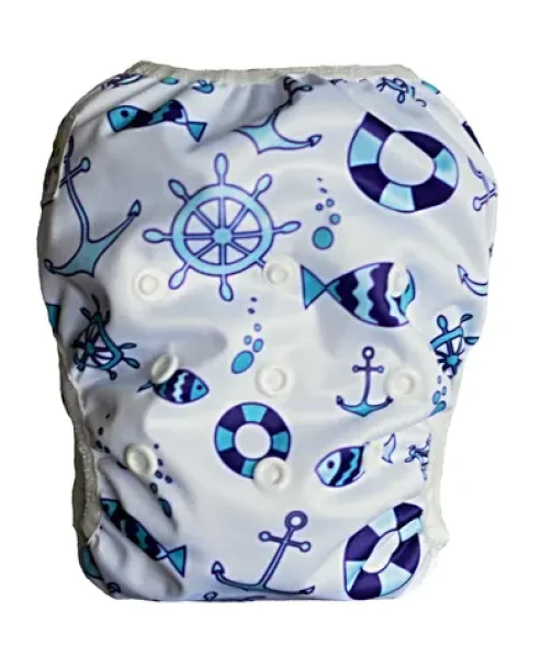 GaGa's Plienkové plavky pre bábätko Kotvy modré (8594197440432)