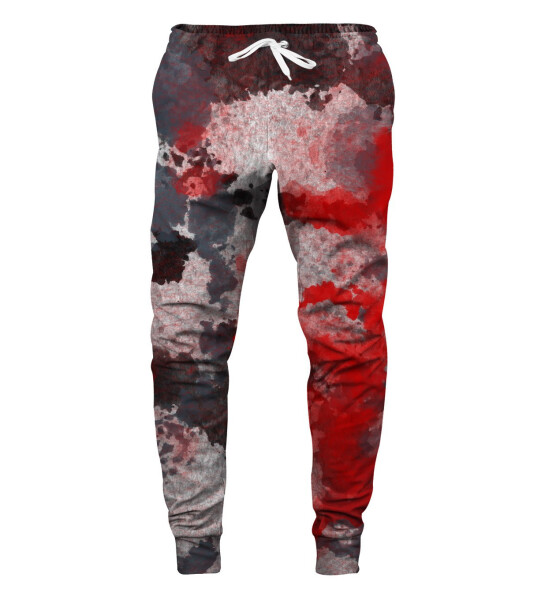 Aloha From Deer Moth Tie Dye Sweatpants SWPN-PC AFD577 Red